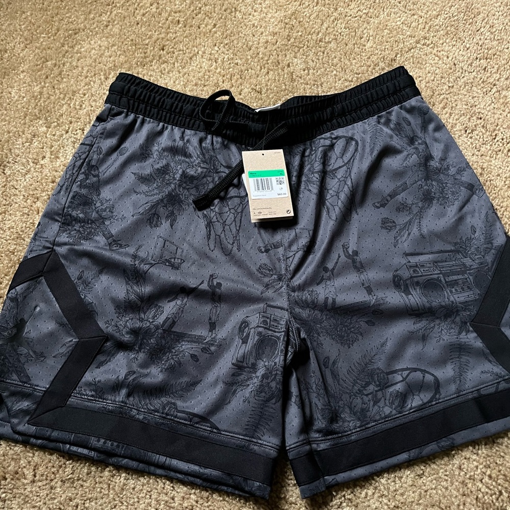 Jordan Nike Gray Athletic Shorts